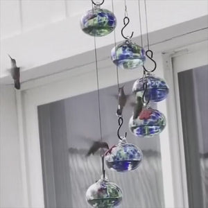 Charming Wind Chimes Hummingbird feeders - Gift For Hummingbird Lovers