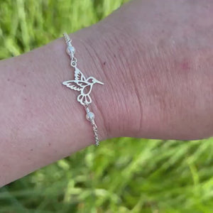 Hummingbird Bracelet - Gift For Bird Lovers