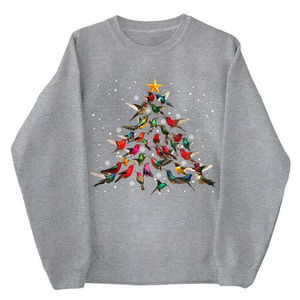 Hummingbirds Tree Sweatshirt  - Gift For Bird Lovers