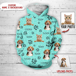 Custom Photo Pet 3D Hoodie