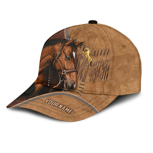 Personalized Name Horse Classic Cap - v2