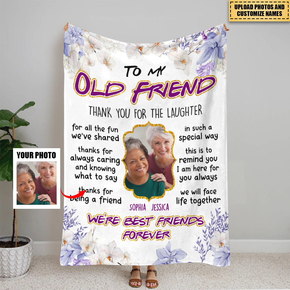 We're Best Friends Forever, Personalized Blanket, Gifts For Friend