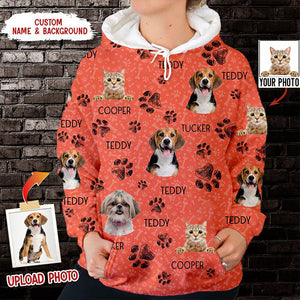 Custom Photo Pet 3D Hoodie