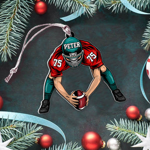 American Football Personalized Christmas Ornament Gift For Football Player Football Lovers