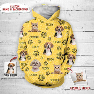 Custom Photo Pet 3D Hoodie