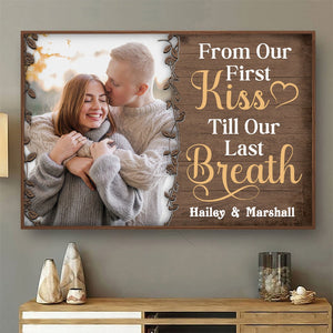 Custom Photo My Favorite Place In All The World Is Next To You - Gift For Couples - Personalized Custom Poster