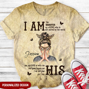 Personalized God Woman Warrior I Am The Daughter Of The King Do Not Fear Beacause I Am His 3D T-shirt