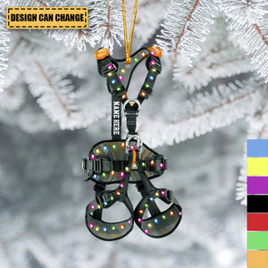 Climbing Belt - Personalized Christmas Ornament