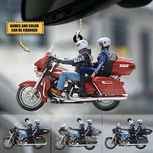 2023 New Release Personalized Biker Couple Ultra Limited Motorcycle Ornament