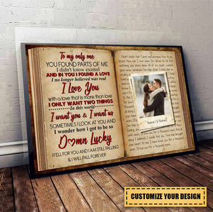 A Thousand Years Lyrics Book – Personalized Couple Poster Canvas Wall Art