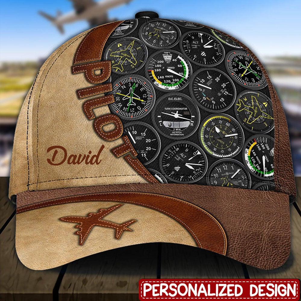 New Release Personalized Pilot Classic Cap, Personalized Gift for Pilo ...