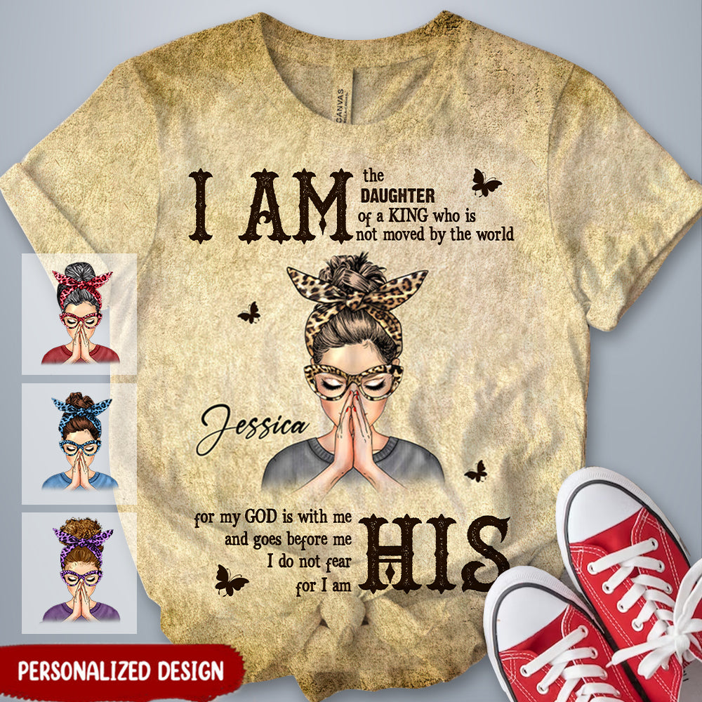 Personalized God Woman Warrior I Am The Daughter Of The King Do Not Fear Beacause I Am His 3D T-shirt