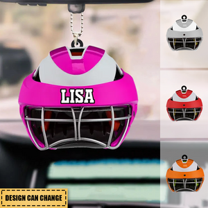 Lacrosse Helmet Personalized Ornament