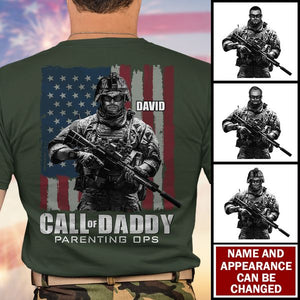 Call Of Daddy, Personalized Shirt, Gift For Dad