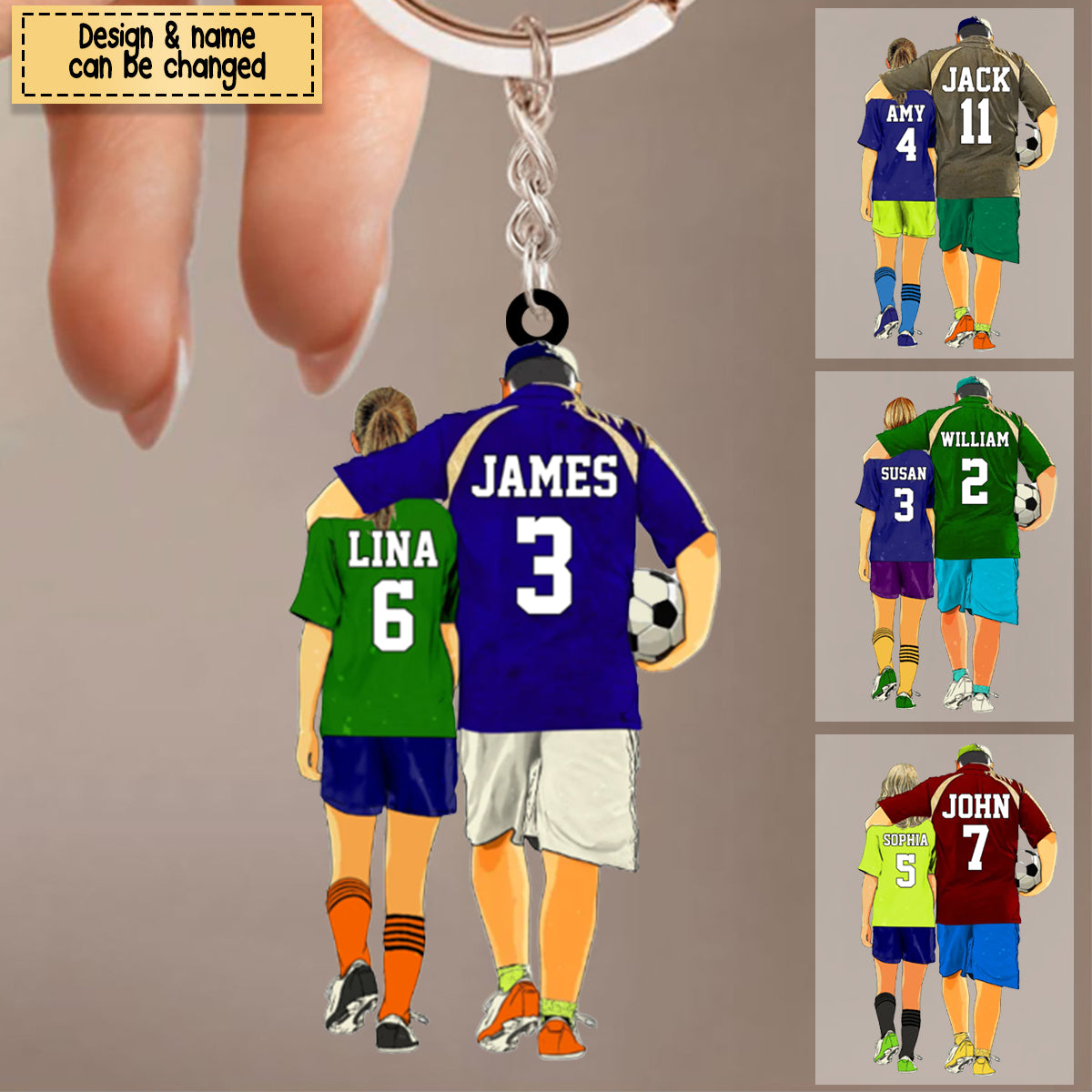 Jersey Keychain Team Jersey Keychain Customizable 