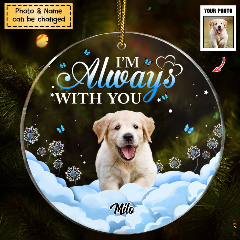 Custom Photo If Love Could Have Saved You - Memorial Gift - Personalized Circle Acrylic Christmas Ornament