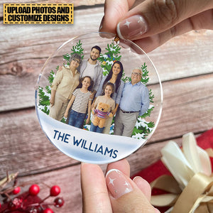 Gift For Family - Personalized Acrylic Photo Ornament