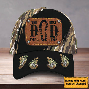 Gift for Dad Camo Footprint Cap