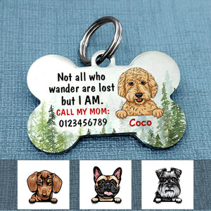 Dog Mom Dog Lost Wander Bone Pet Tag