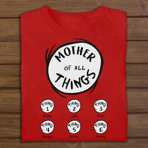 Father/Mother Of All Things Personalized Apparel Gift For Daddy/Mom-Happy Father's Day