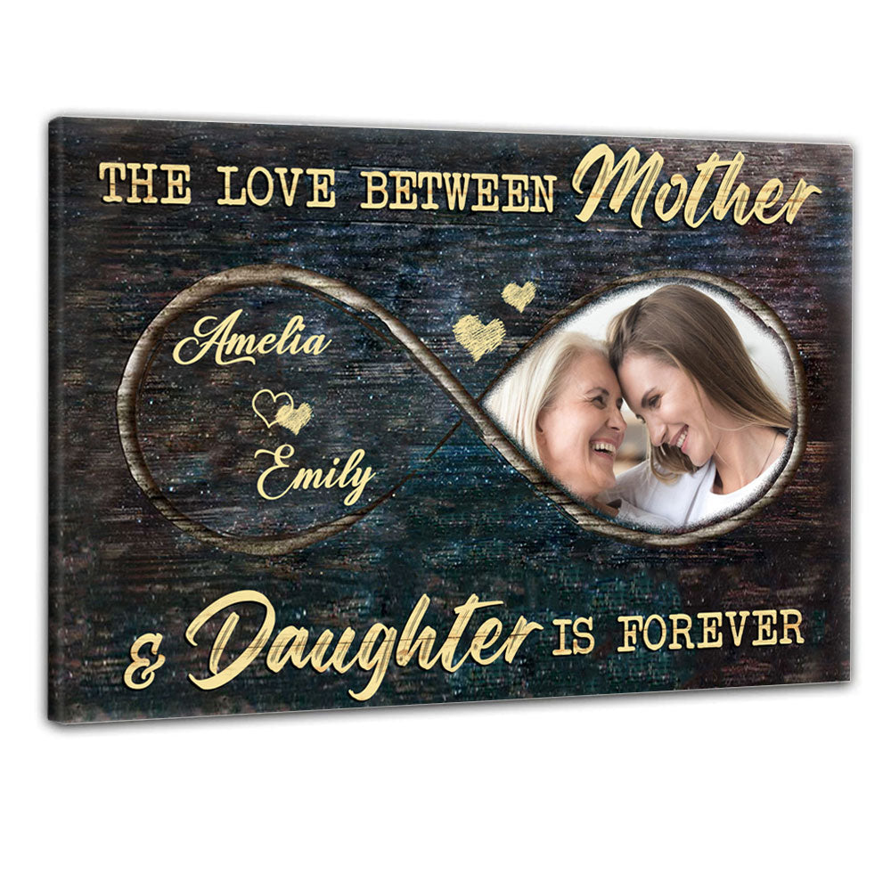 Personalized Canvas Gift For Mom - Custom Gifts For Mom - First My Mother  Forever My Best Friend Poster