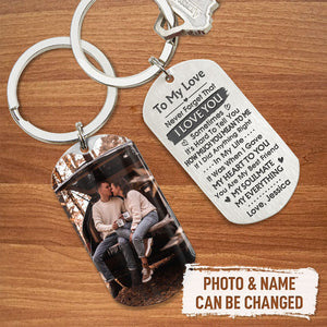 You Are My Everything, Personalized Keychain, Anniversary Gifts For Him, Custom Photo