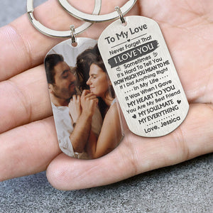 You Are My Everything, Personalized Keychain, Anniversary Gifts For Him, Custom Photo